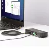 Hub de interfaces StarTech.com 5G7AINDRM-USB-A-HUB USB 3.2 Gen 1 (3.1 Gen 1) Type-B 5000 Mbit/s negro