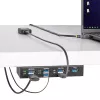 Hub de interfaces StarTech.com 5G7AINDRM-USB-A-HUB USB 3.2 Gen 1 (3.1 Gen 1) Type-B 5000 Mbit/s negro