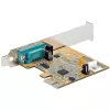Tarjeta serie PCI Express StarTech.com, tarjeta de interfaz serie PCIe a RS232 (DB9), tarjeta serie para PC con UART 16C1050, soportes estándar o de perfil bajo, retención COM, Windows y Linux