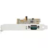 Tarjeta serie PCI Express StarTech.com, tarjeta de interfaz serie PCIe a RS232 (DB9), tarjeta serie para PC con UART 16C1050, soportes estándar o de perfil bajo, retención COM, Windows y Linux