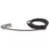 Candado de cable para portátil StarTech.com de 6.5ft (2m) – candado de seguridad de cable con combinación de 4 dígitos para portátil/sobremesa para dispositivos/ordenadores/monitores con ranura K – candado de cable de acero con recubrimiento de vinilo portátil y antirrobo