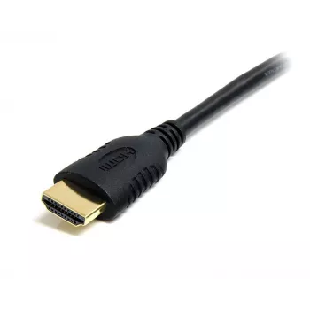 Cable Mini HDMI a HDMI con Ethernet StarTech.com de 2m – cable adaptador Mini HDMI a HDMI de alta velocidad 4K 30Hz – dispositivo Mini HDMI Type-C a monitor/pantalla HDMI – cable convertidor de vídeo robusto