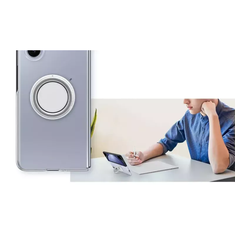 Funda para móvil Samsung EF-XF946CTEGWW 19,3 cm (7,6 pulgadas) funda transparente