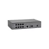 Switch PoE Fast Ethernet de 10 puertos LevelOne, 1 x Gigabit RJ45, 1 x Gigabit SFP, 8 salidas PoE, 120 W