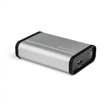 StarTech.com Grabadora de vídeo HDMI a USB-C, 1080p, 60fps – UVC – Captura/streaming en directo externa USB 3.0 Type-C – Adaptador grabador de audio/vídeo HDMI – Compatible con USB-C/USB-A/Thunderbolt 3 – TAA
