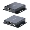 StarTech.com Extensor HDMI 4K sobre cable Ethernet CAT6/CAT5, extensor de vídeo 4K 30Hz o 1080p 60Hz, HDMI sobre cable Ethernet, kit transmisor y receptor HDMI, mando a distancia IR