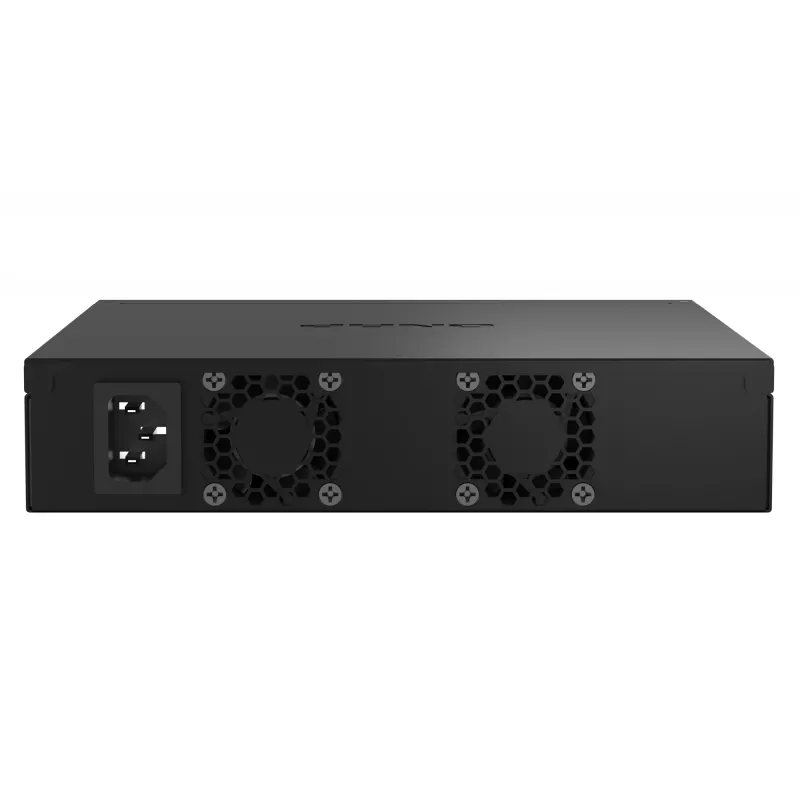 QNAP QSW-M2108R-2C switch L2 gestionable, 8 x 2,5GbE + 2 x 10GbE SFP+/RJ-45 combo, media anchura, montable en rack