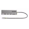 StarTech.com Adaptador multipuerto USB-C para triple monitor, Dual 4K 60 Hz + 4K 30 Hz HDMI y DisplayPort, hub USB de 4 puertos, 100 W PD Pass-Through, GbE, lector de tarjetas SD/MicroSD