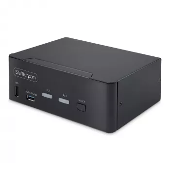 StarTech.com P2CDD143-KVM-SWITCH Switch KVM Negro