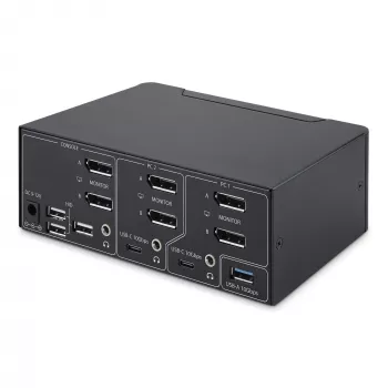 StarTech.com P2CDD143-KVM-SWITCH Switch KVM Negro