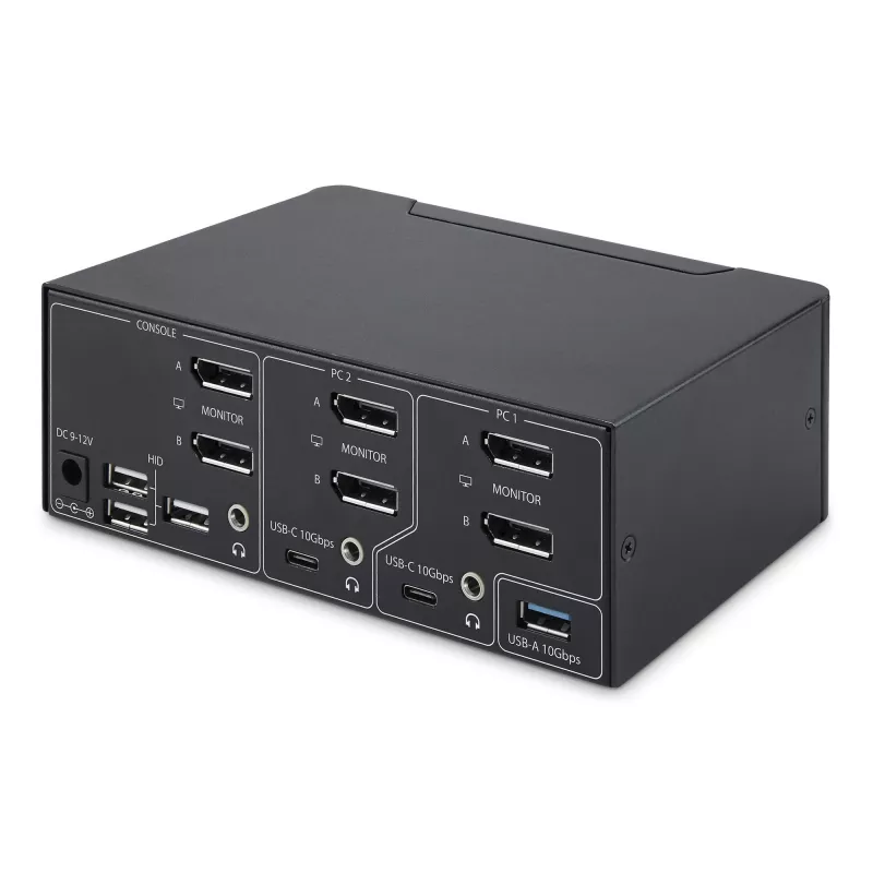 StarTech.com P2CDD143-KVM-SWITCH Switch KVM Negro