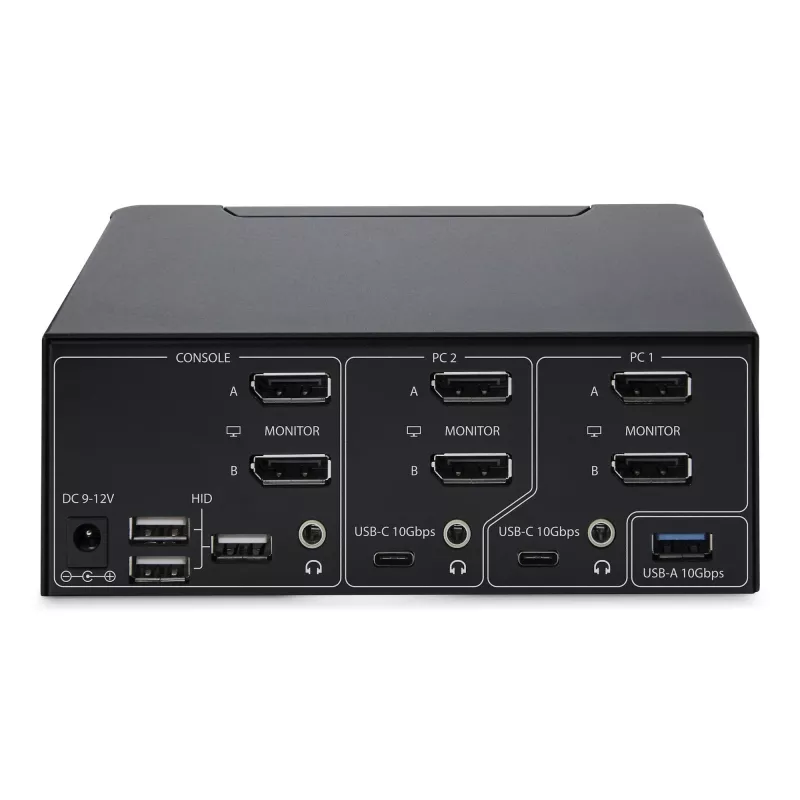 StarTech.com P2CDD143-KVM-SWITCH Switch KVM Negro