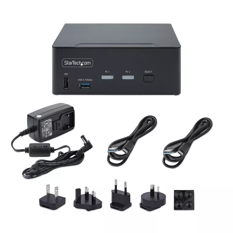 StarTech.com P2CDD143-KVM-SWITCH Switch KVM Negro