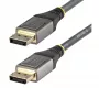 StarTech.com Cable DisplayPort 1.4 de 1ft (30cm) - 8K 60Hz HDR10 - Vídeo Ultra HD 4K 120Hz - Cable DP 1.4 - Para monitores/pantallas - Cable DisplayPort a DisplayPort - M/M
