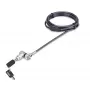 StarTech.com Candado universal para portátil 3 en 1 de 6.6ft (2m), cable de seguridad con llave maestra, seguridad informática, compatible con Noble Wedge®/Nano/K-Slot; cable antirrobo resistente a cortes