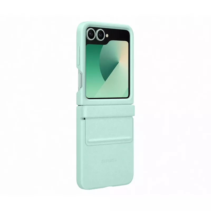 Samsung EF-VF741PMEGWW Kindsuit tapa trasera, piel vegana, menta