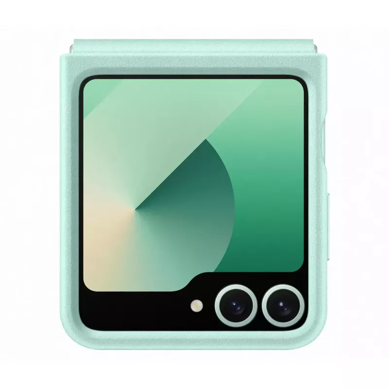 Samsung EF-VF741PMEGWW Kindsuit tapa trasera, piel vegana, menta