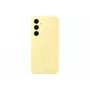 Funda Samsung Galaxy S24 FE Monochromatic amarilla con soporte de mesa