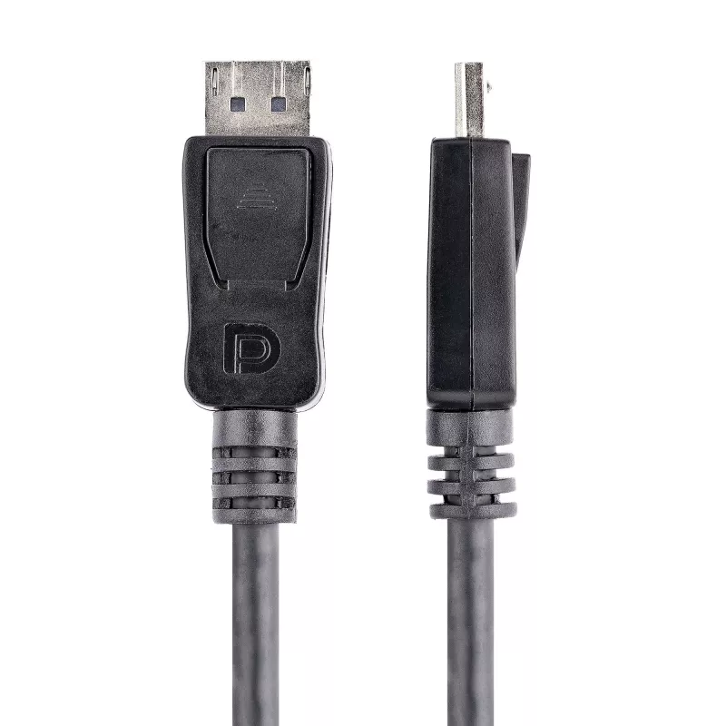 Cable DisplayPort 1.2 StarTech.com 10ft (3m) – cable DisplayPort 4K x 2K Ultra HD certificado VESA – cable DP a DP para monitor – cable de vídeo/display DP – conectores macho DP con enclavamiento