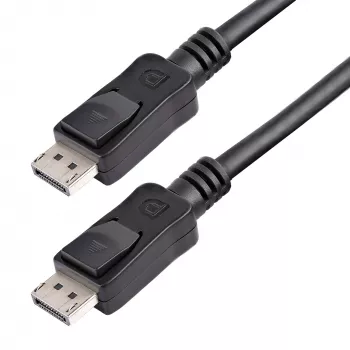 Cable DisplayPort 1.2 StarTech.com 1,8 m (6ft) – cable DisplayPort 4K x 2K Ultra HD certificado VESA – cable DP a DP para monitor – cable de vídeo/display DP – conectores macho DP con bloqueo