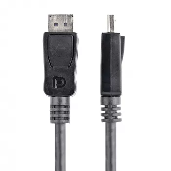 Cable DisplayPort 1.2 StarTech.com 1,8 m (6ft) – cable DisplayPort 4K x 2K Ultra HD certificado VESA – cable DP a DP para monitor – cable de vídeo/display DP – conectores macho DP con bloqueo