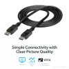 Cable DisplayPort 1.2 StarTech.com 1,8 m (6ft) – cable DisplayPort 4K x 2K Ultra HD certificado VESA – cable DP a DP para monitor – cable de vídeo/display DP – conectores macho DP con bloqueo