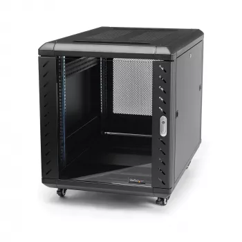 Armario de servidor StarTech.com de 4 postes 12U, rack de datos de 19
