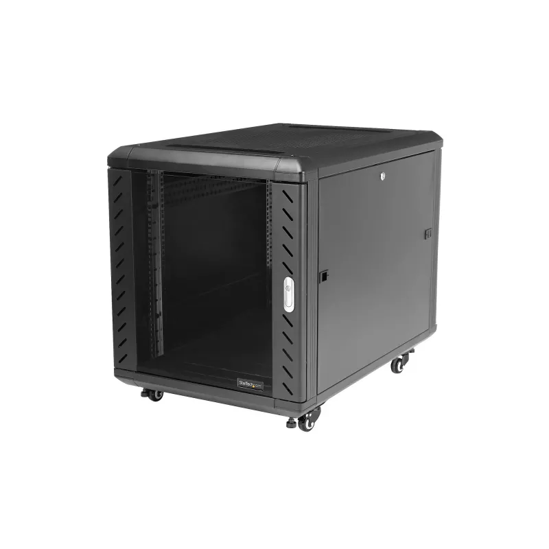 Armario de servidor StarTech.com de 4 postes 12U, rack de datos de 19
