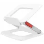 Leitz Ergo 64240001 soporte ajustable multiángulo para portátil, plegable, 13-15 pulgadas (33-38,1 cm), blanco