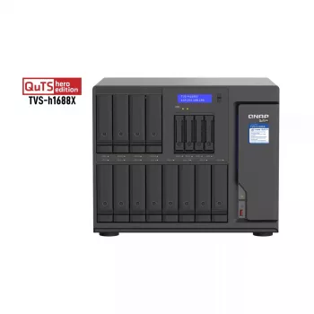 QNAP TVS-h1688X NAS Torre Intel® Xeon® W-1250 32 GB DDR4 0 TB QuTS hero Black