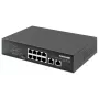 Intellinet Switch Gigabit Ethernet PoE+ de 8 puertos 120W 2 puertos Uplink