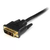 StarTech.com Cable HDMI a DVI-D de 2 m – M/M, 2 m, HDMI, DVI-D, macho, macho, dorado