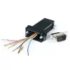 StarTech.com Adaptador modular DB9 a RJ45 – M/H, DB-9, RJ-45, Negro