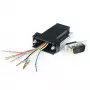 StarTech.com Adaptador modular DB9 a RJ45 – M/H, DB-9, RJ-45, Negro