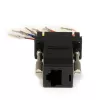 StarTech.com Adaptador modular DB9 a RJ45 – M/H, DB-9, RJ-45, Negro