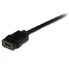 StarTech.com HDEXT2M cable alargador High Speed HDMI de 2 m, HDMI macho-hembra, Ultra HD 4K x 2K, 10,2 Gbit/s, 28 AWG, apantallado, chapado en oro, negro