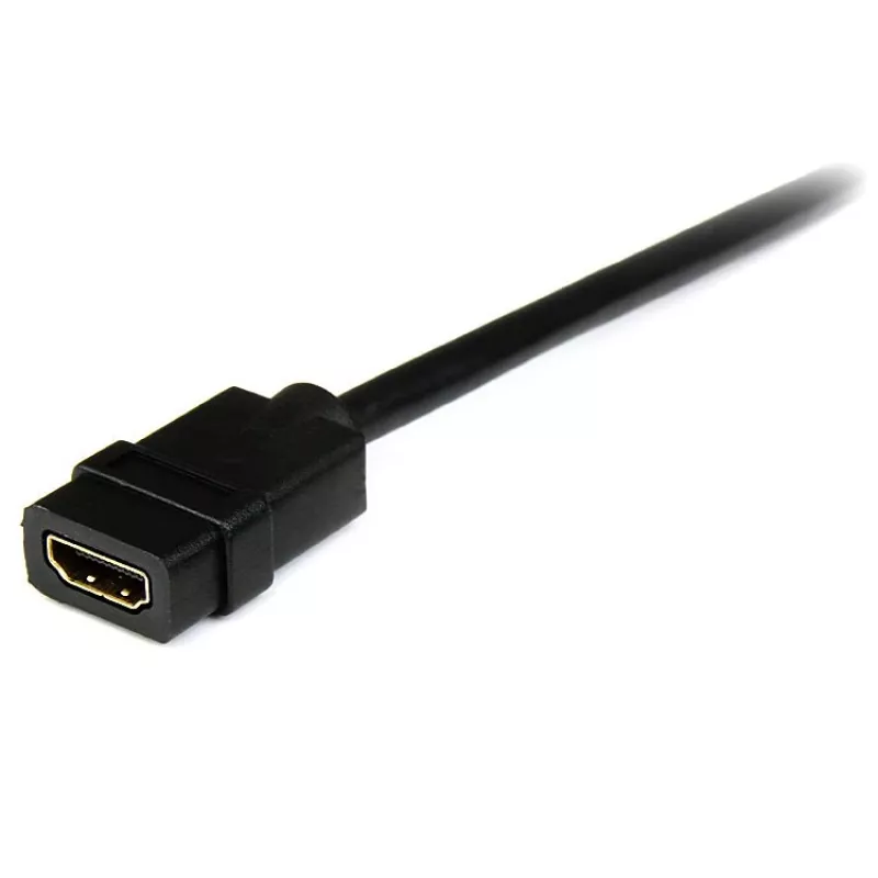 StarTech.com HDEXT2M cable alargador High Speed HDMI de 2 m, HDMI macho-hembra, Ultra HD 4K x 2K, 10,2 Gbit/s, 28 AWG, apantallado, chapado en oro, negro