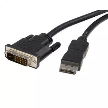 StarTech.com DP2DVIMM10 cable adaptador DisplayPort a DVI-D de 3 m (10 ft), macho/macho, pasivo, 1920x1200 / 1080p, negro
