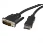 StarTech.com DP2DVIMM10 cable adaptador DisplayPort a DVI-D de 3 m (10 ft), macho/macho, pasivo, 1920x1200 / 1080p, negro
