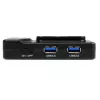 StarTech.com Hub combinado USB 3.0 / USB 2.0 de 6 puertos con puerto de carga de 2A – 2x USB 3.0 y 4x USB 2.0