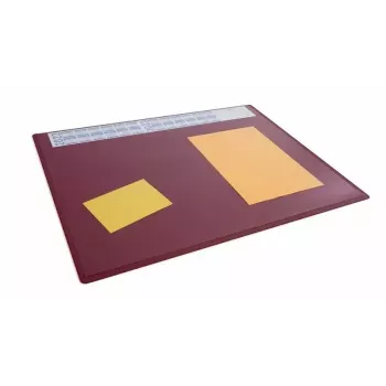 Alfombrilla de escritorio Durable 722303 polipropileno rojo 650x500 mm