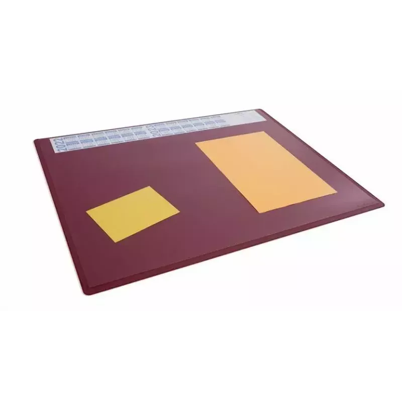 Alfombrilla de escritorio Durable 722303 polipropileno rojo 650x500 mm