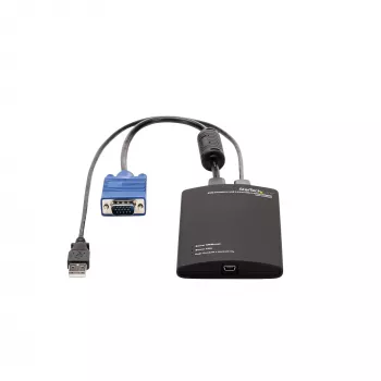 Adaptador StarTech.com KVM consola a USB 2.0 para carro de portátil portátil