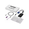 Adaptador StarTech.com KVM consola a USB 2.0 para carro de portátil