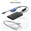 Adaptador StarTech.com KVM consola a USB 2.0 para carro de portátil