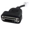 Adaptador StarTech.com DisplayPort a DVI – Adaptador/convertidor de vídeo activo DisplayPort a DVI-D 1080p – Cable adaptador Dongle DP 1.2 a monitor DVI – Adaptador DP a DVI – Conector macho DP con bloqueo