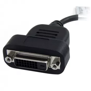 Adaptador StarTech.com DisplayPort a DVI – Adaptador/convertidor de vídeo activo DisplayPort a DVI-D 1080p – Cable adaptador Dongle DP 1.2 a monitor DVI – Adaptador DP a DVI – Conector macho DP con bloqueo