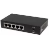 Switch Intellinet Gigabit Ethernet PoE+ de 5 puertos, 4 puertos PSE, compatible con IEEE 802.3at/af Power over Ethernet (PoE+/PoE), 60 W, sobremesa