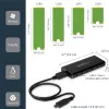 Carcasa SSD M.2 StarTech.com para SSD M.2 SATA - USB 3.1 (10 Gbit/s) con cable USB-C