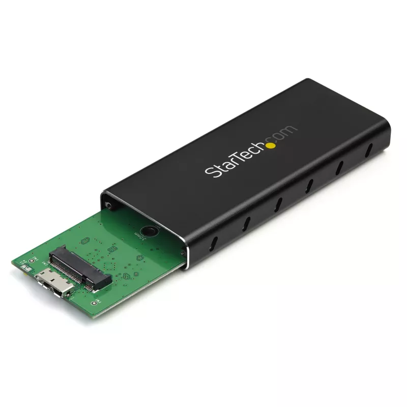 Carcasa SSD M.2 StarTech.com para SSD M.2 SATA - USB 3.1 (10 Gbit/s) con cable USB-C